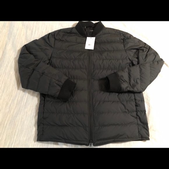 ❌❌❌SOLDTheory Down Bomber Black Jacket - Picture 4 of 8